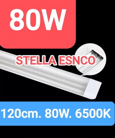 Светильник настенно-потолочный STELLA T12 80 Вт белый, прозрачный
