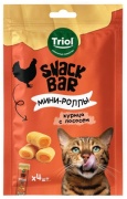 Triol рулетики курица, лосось 40 г 1 шт