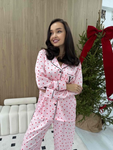Пижама Luna Luxe розовый
