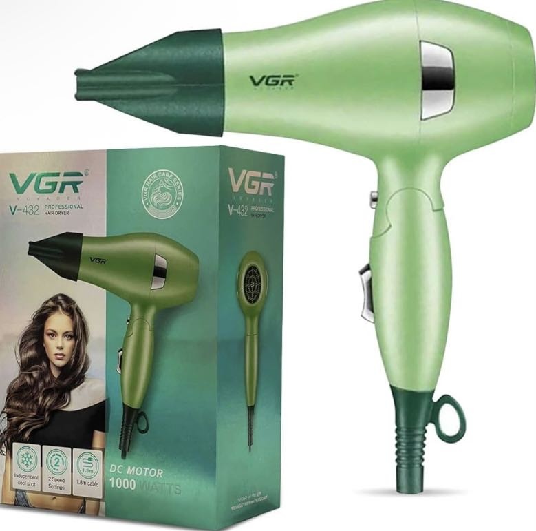 VGR Professional V-432 компактный фен зеленый