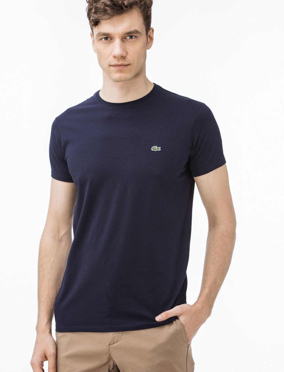 Футболка LACOSTE темно-синий