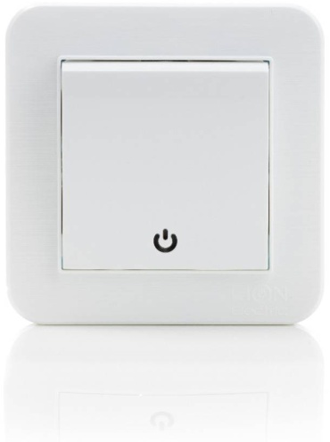 Выключатель клавишный Lion Electric Icone, белый