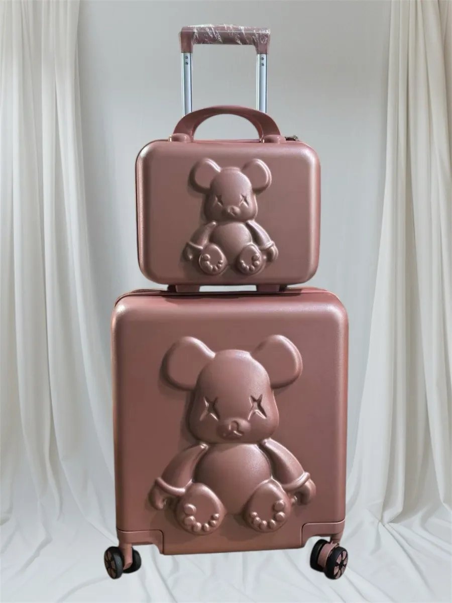 Чемодан Tocco 419836133 пластик 35 л розовый