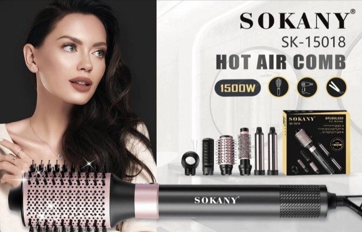 SOKANY SK-15018 стайлер черный, розовый