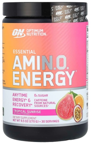 Аминокислотный комплекс Optimum Nutrition Essential Amin.o. Energy тропические фрукты 270 г