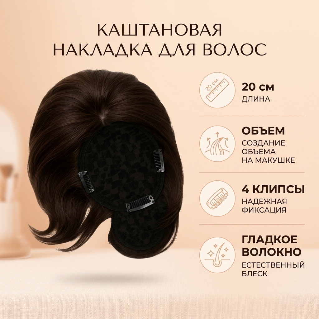 Пряди каштан женский