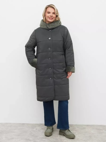 Пальто AMALIA COLLECTION серый
