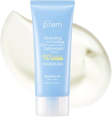 Make Prem крем Hyal Water-Fit Sun Cream SPF 50+ PA++++ для лица, для зоны декольте, для области вокруг глаз 100 мл