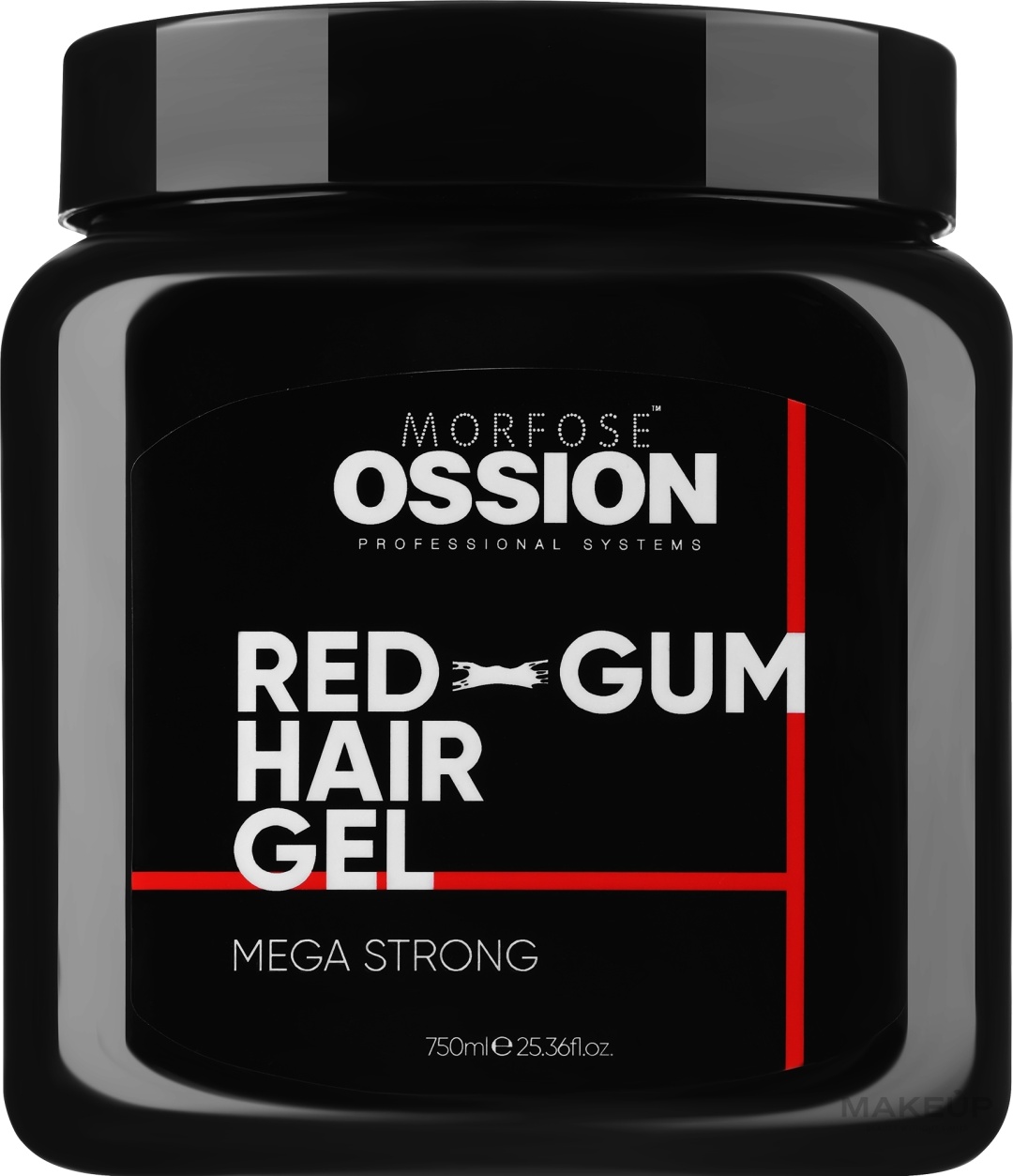 MORFOSE Ossion Red-Gum гель сильная фиксация 750 мл