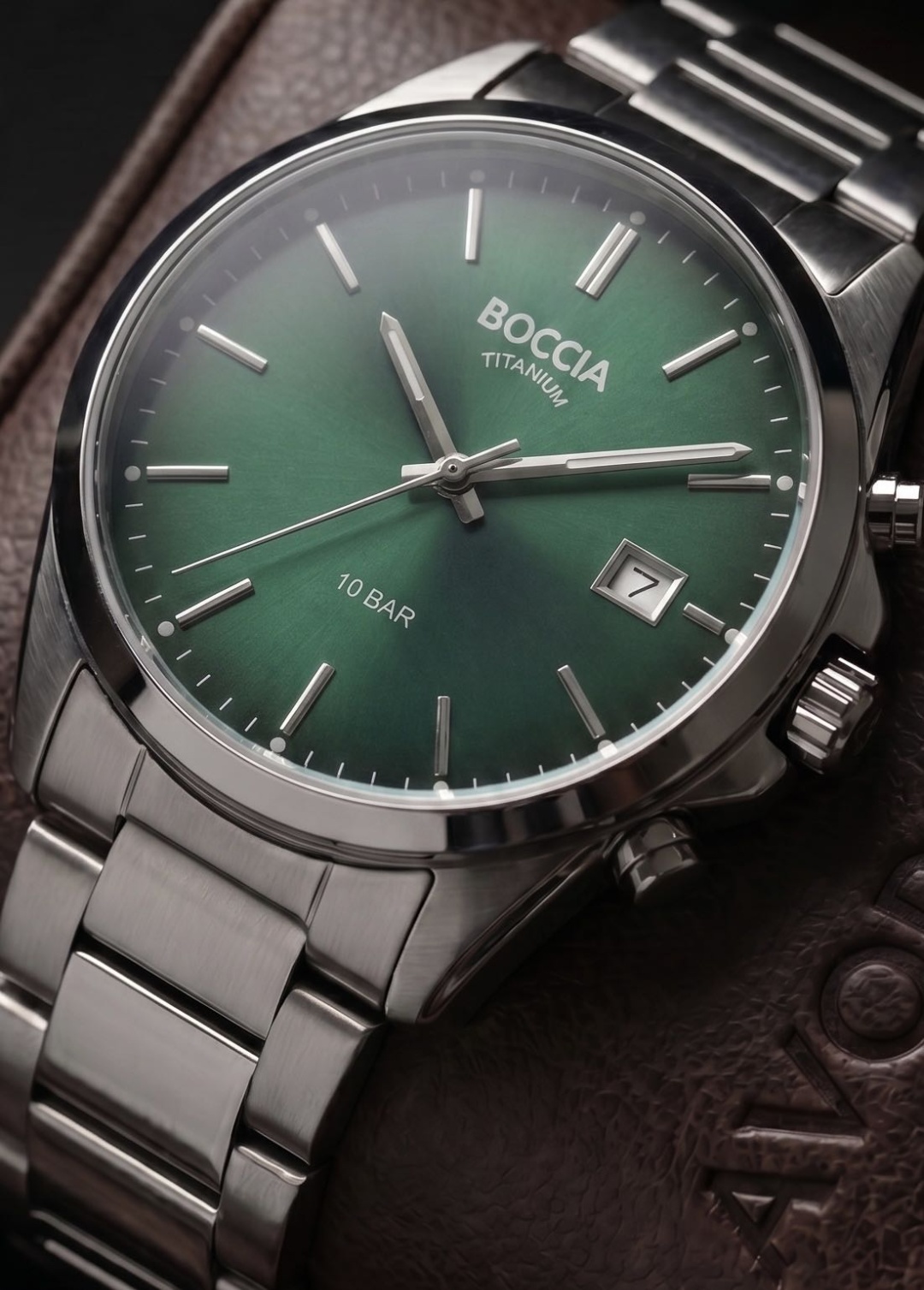 Кварцевые Boccia Titanium 3608-17 титан