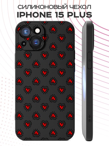 Чехол для Apple iPhone 15 Plus рисунок