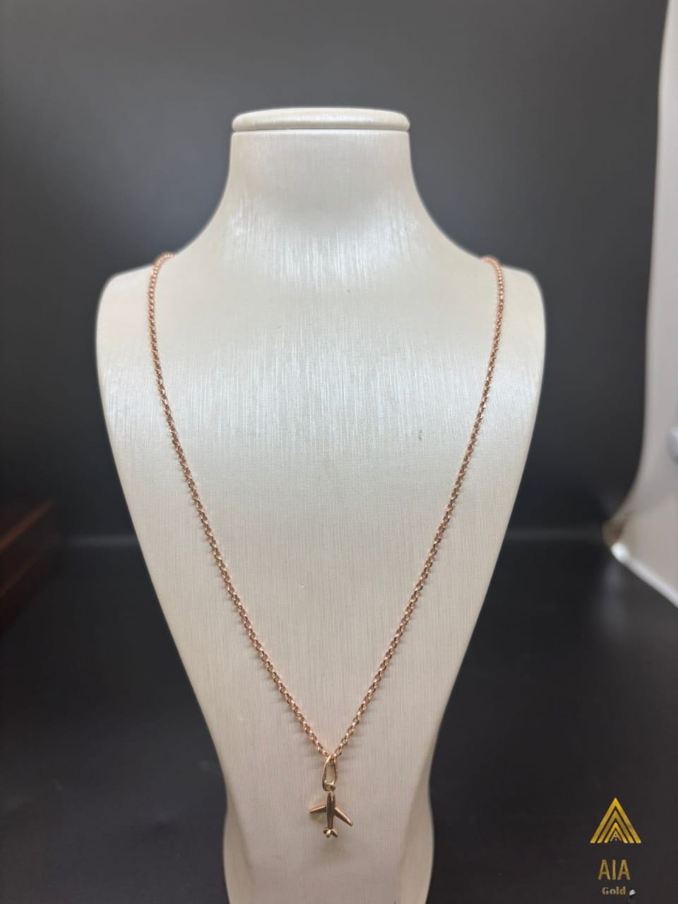 AIA GOLD 9110996256 длина 45 см, вес 1.98 г золото, плетение якорное