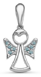 Подвеска Lucente Silver PEN-LU-925-30250680 вес 1.88 г серебро, фианит