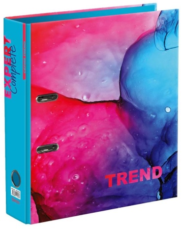 Папка-регистратор Expert Complete Marbling Trend, А4, бирюзовый