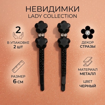 Lady Collection невидимка 2 шт