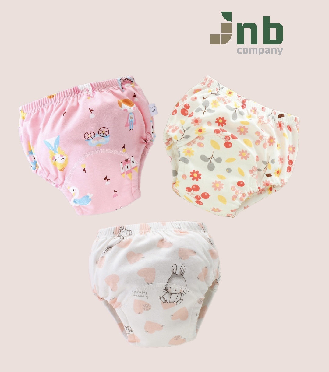 Эко-трусики Jnb company Dev4 M размер 3 шт, макс. вес 12