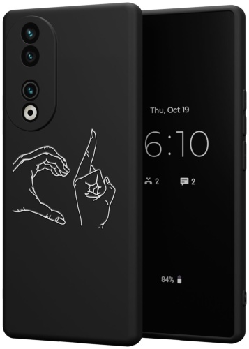 Чехол Mcover для Honor 90 черный