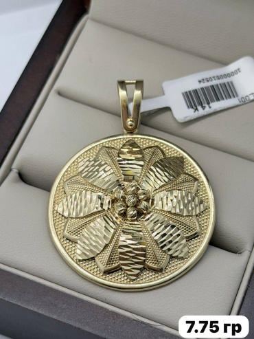 Подвеска DARI GOLD 85558 вес 7.75 г золото, без вставок