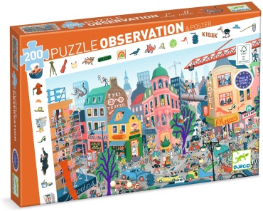 Djeco PUZZLE OBSERVATION The city