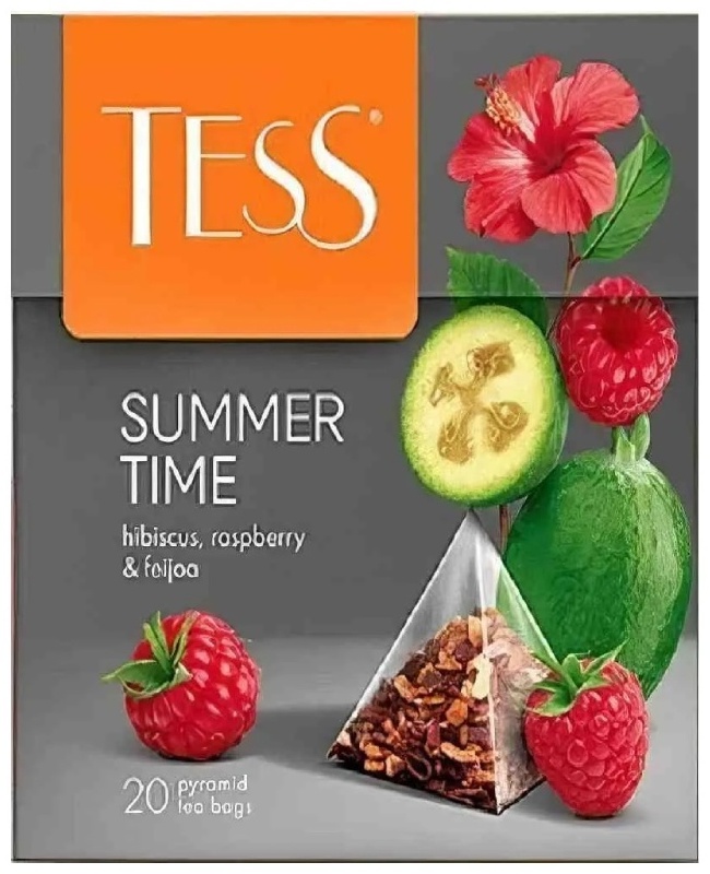 Чай Tess ягодный листовой Summer Time 20 пакетиков
