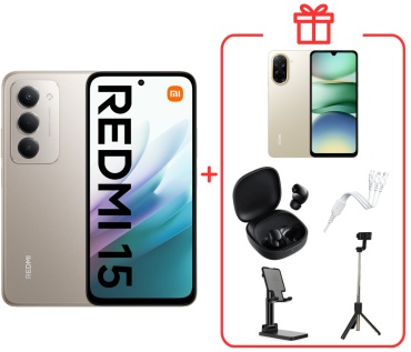 REDMI 15 4G 8 ГБ/256 ГБ серый + подарок