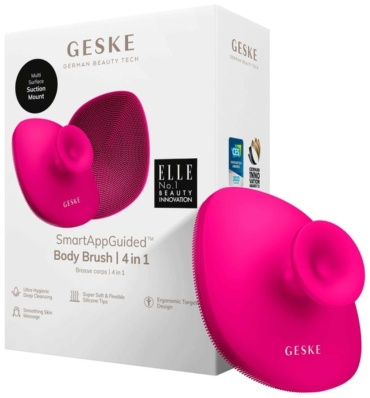 Geske щетка для тела, для душа розовый 1 шт