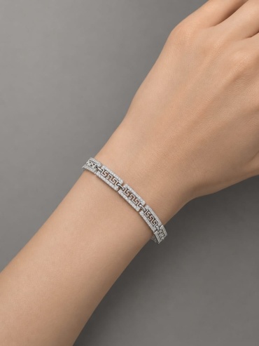 Silver Style 18-21 длина 18 см, вес 9.9 г серебро, плетение фантазийное