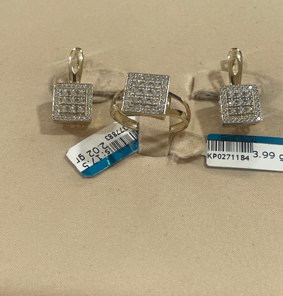 Italy Gold КТ399202175 вес 6 г золото, цирконий