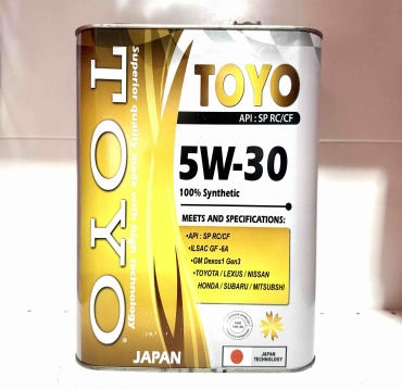 Синтетическое TOYO 5 W-30 5W-30 4 л