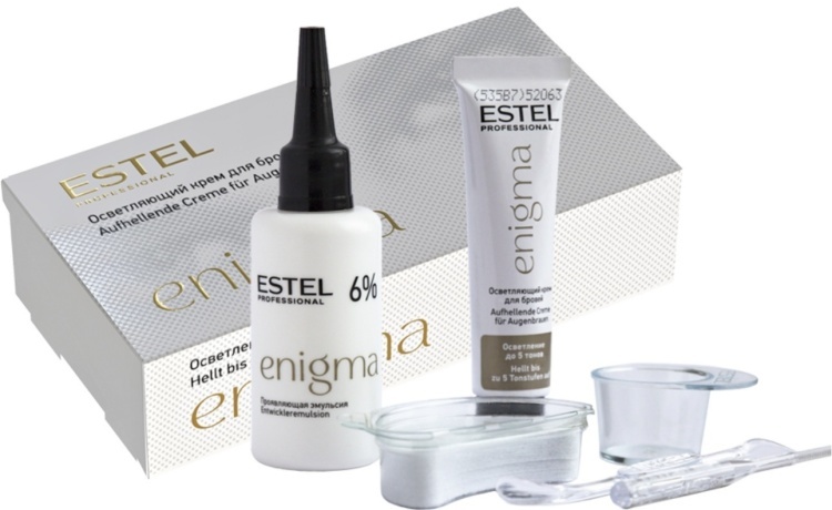 EYELASH MAKER Осветляющая краска Enigma Estel краска, оксид для краски, окислитель блонд 50