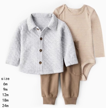 Комплект carters love серый, темно-оранжевый
