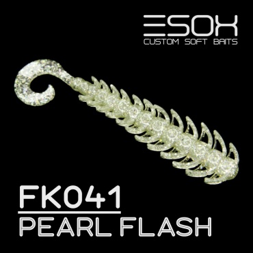 Мягкая приманка ESOX Силиконовые приманки ESOX Twigsy 81мм [7шт] FK041 Pearl Flash EXS-TWY81-FK041 7 шт 81 мм FK041 Pearl Flash