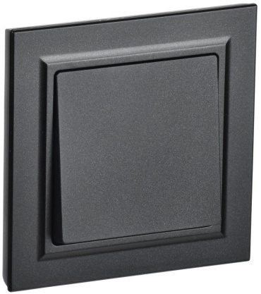 Выключатель клавишный IEK BR-V10-0-10-K02-F, черный