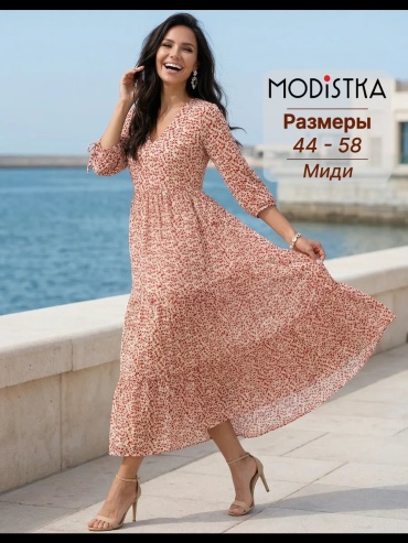 Платье Modistka красный