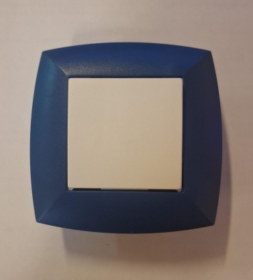 Выключатель клавишный Prodax Pdk2.3-101kb однополюсн. выключатель , белый, синий