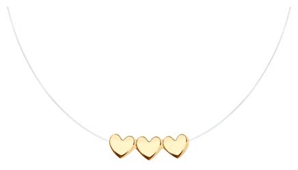 Колье Diamant D51-170-01422-1_s длина 38 см вес 1.1 г золото, без вставок