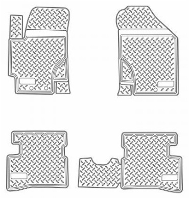 Norplast NPL-Po-43-31 Kia Rio 2010-2011 черный