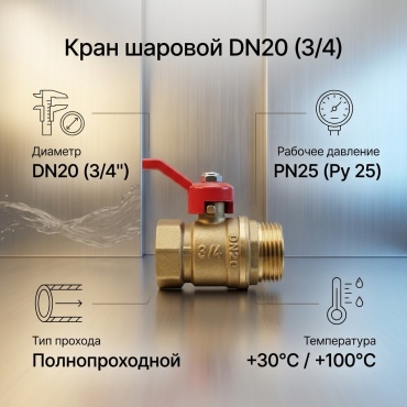 Резьбовой (BP/HP) 002106c Ду 20 (3/4)