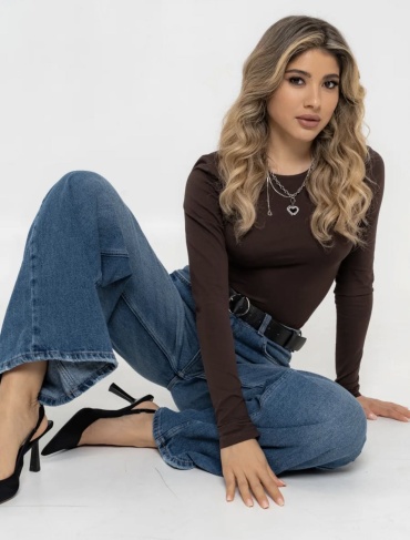 Кофта AMOLLYA коричневый