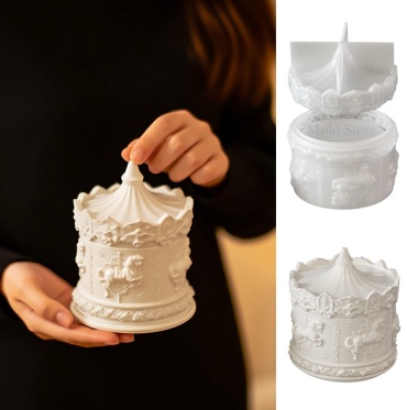 Mold Store Шкатулка карусель силикон