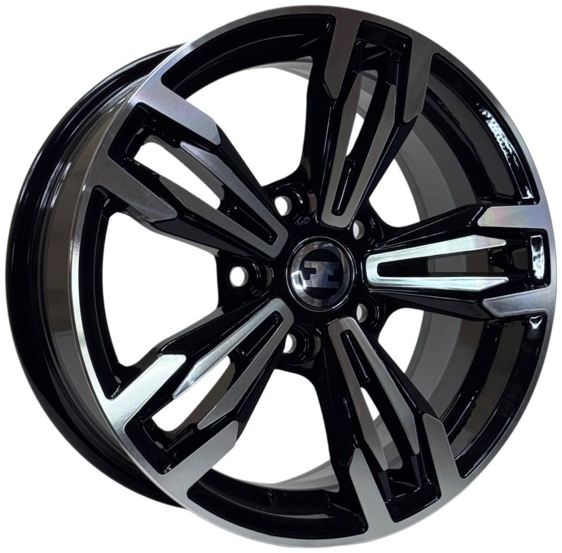Wheels 1052DD 6.5x15/5x114.3 D67.1 ET35 4 диска черный, хром