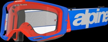 Alpinestars Vision 8 Wordmark черный, синий, белый, оранжевый