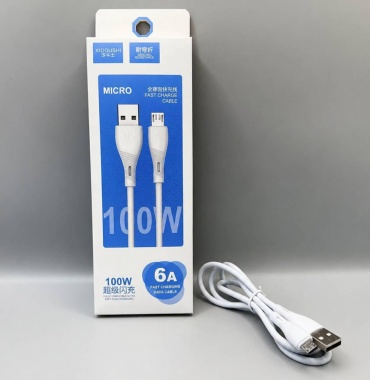 Кабель Xidoushi USB 2.0 (M), micro-USB 2.0 (M), 1 м, белый