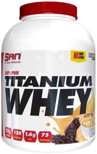 Протеин 100% Pure Titanium Whey кофе 2270 г