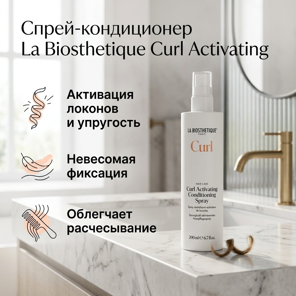 La Biosthetique Curl Activating спрей-кондиционер 200 мл