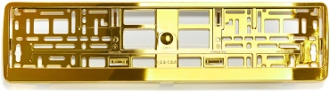 Рамка для номера Safari R15MYT хром