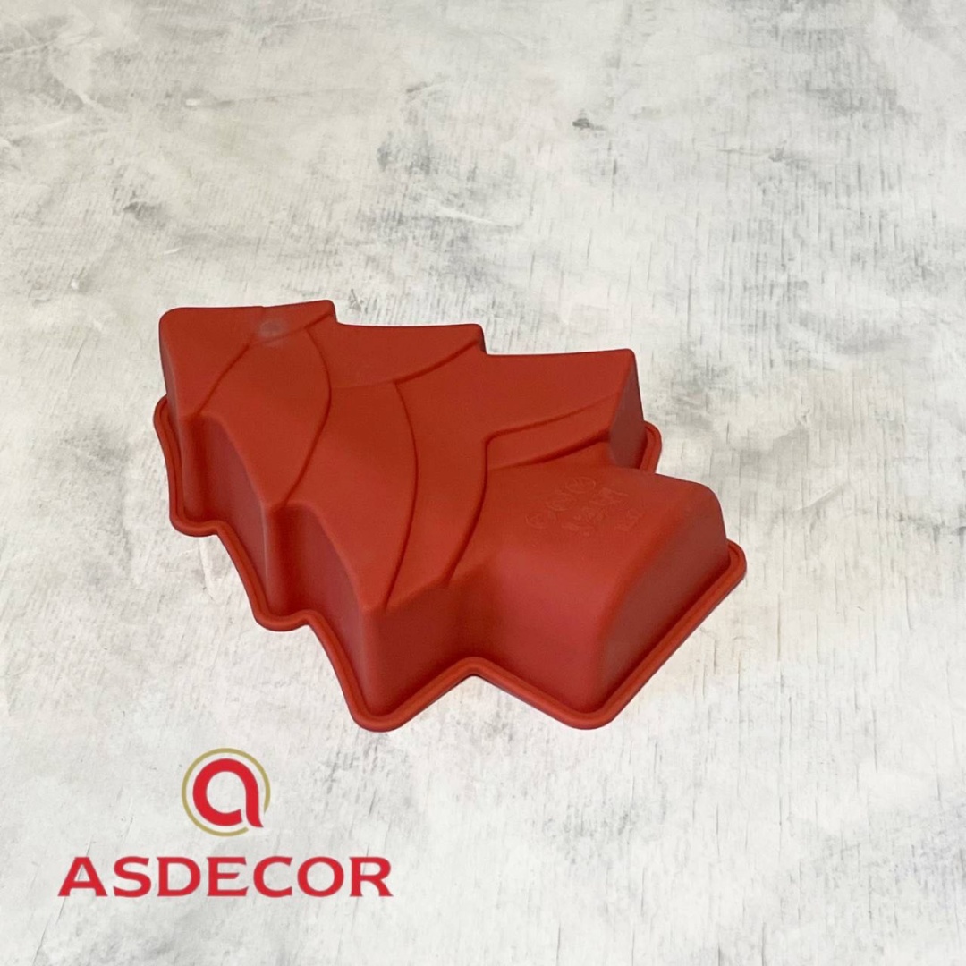 Форма для выпечки, для запекания, для кексов Asdecor силикон, 1 шт