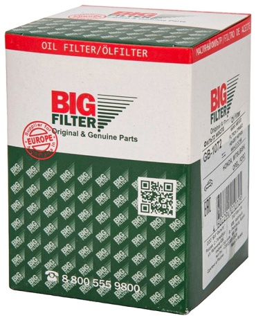 BIG FILTER масляный фильтр GB-1072
