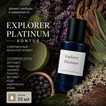 Kontur Explorer Platinum парфюмерная вода EDP 25 мл, для мужчин