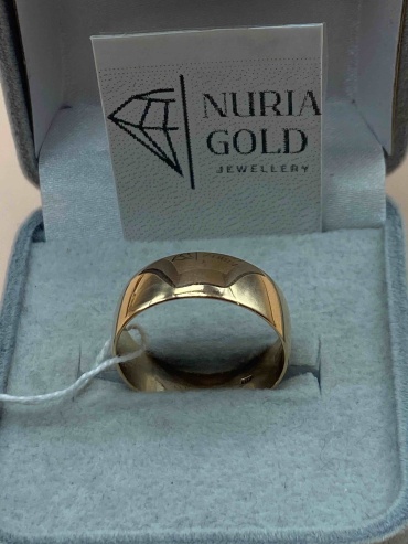 Обручальное кольцо NURIA GOLD 100054678 размер 19.5 вес 4.94 г золото, без вставок